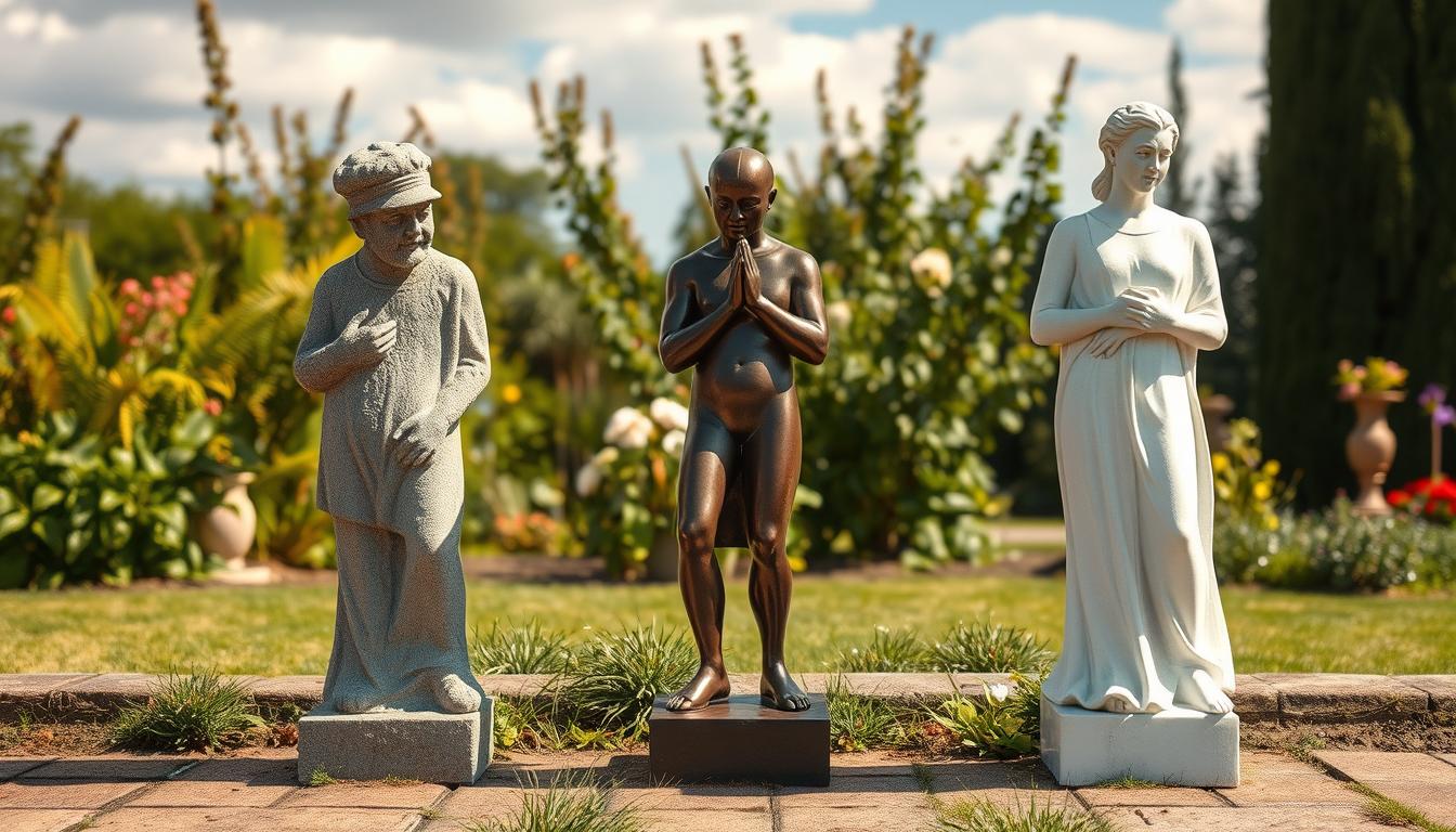 Materials Matter: Comparing Stone, Metal, and Resin Garden Statues